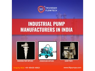 Industrial Pump Manufacturers in India - TFT Pumps